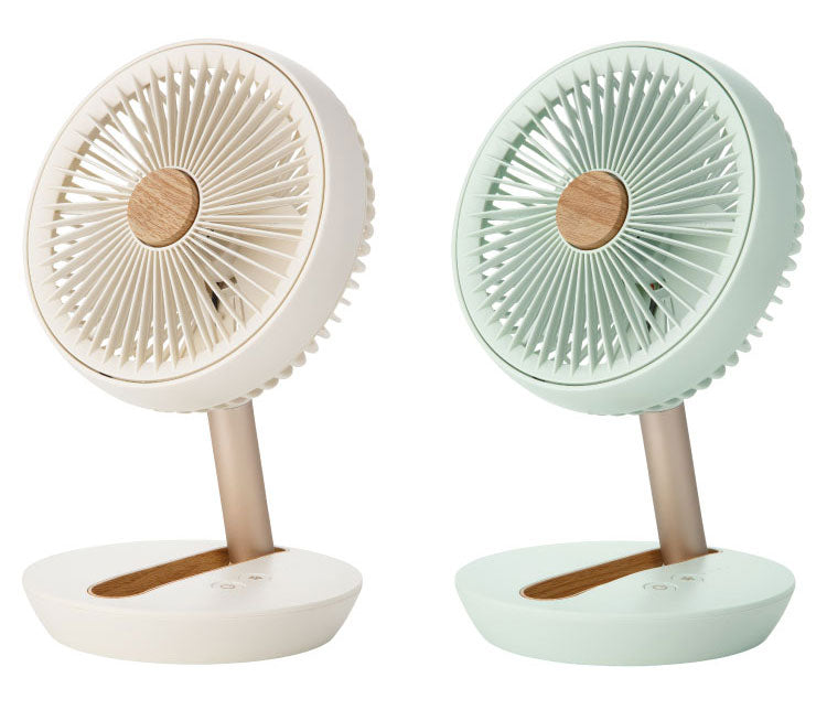 スリーアップ 充電式 木目調 デスクファン 壁掛け可 折りたためる 持ち運べる コードレス 卓上 静音 USB充電 コンパクト 小型 ミニファン デスクフォールディングファン DF-T2126 THREEUP