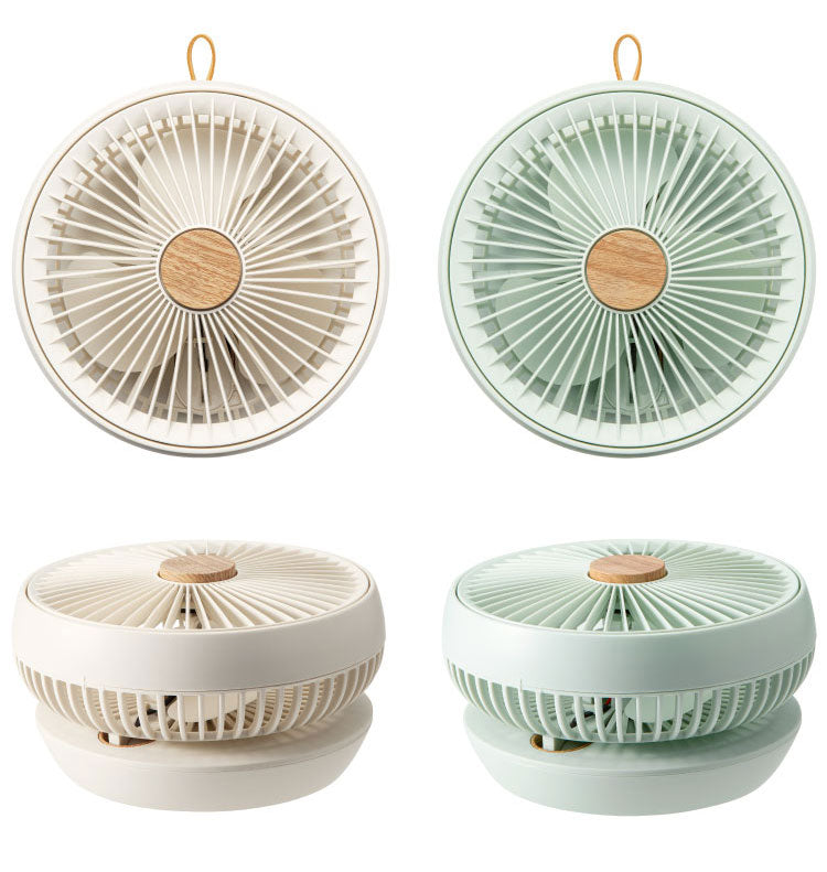 スリーアップ 充電式 木目調 デスクファン 壁掛け可 折りたためる 持ち運べる コードレス 卓上 静音 USB充電 コンパクト 小型 ミニファン デスクフォールディングファン DF-T2126 THREEUP
