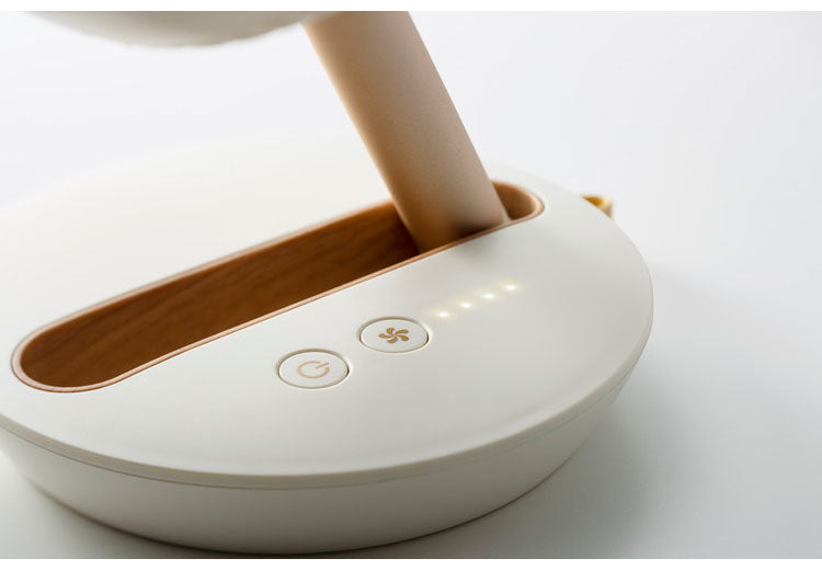 スリーアップ 充電式 木目調 デスクファン 壁掛け可 折りたためる 持ち運べる コードレス 卓上 静音 USB充電 コンパクト 小型 ミニファン デスクフォールディングファン DF-T2126 THREEUP