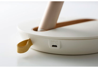 スリーアップ 充電式 木目調 デスクファン 壁掛け可 折りたためる 持ち運べる コードレス 卓上 静音 USB充電 コンパクト 小型 ミニファン デスクフォールディングファン DF-T2126 THREEUP