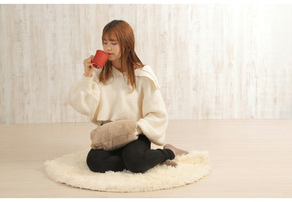 蓄熱式湯たんぽ mofca モフカ 湯たんぽ 蓄熱式 暖房器具 電気湯たんぽ クワッズ QUADS 温度ヒューズ サーモスタット 冷え性 節電 コードレス お湯交換不要 乾燥 繰り返し使える QS330