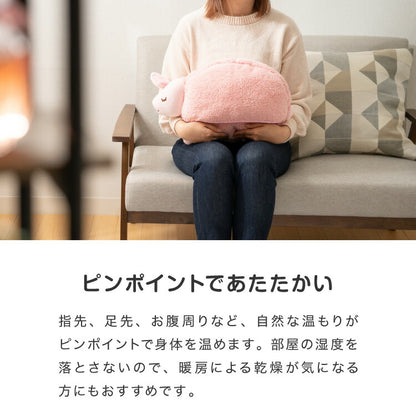 湯たんぽ 充電式 フットウォーマー かわいい nuku2 ぬくぬく EWT-2147 蓄熱式 省エネ エコ 節電 ウォーマー フット 脚 足 温め 電気湯たんぽ 繰り返し使える プレゼント スリーアップ EWT-2047