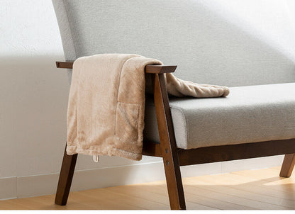 充電式 ブランケット M 洗濯可 電気毛布 コードレス 電熱 60×90cm EWT-2049 スリーアップ ぬくぬく 毛布 掛け毛布 ひざ掛け 温かさ3段階 洗濯OK 巾着付 袋付 レジャー アウトドア スポーツ観戦