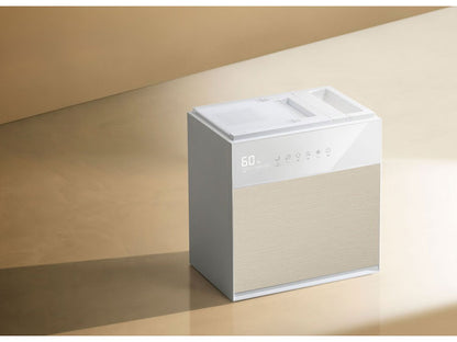 気化式 加湿器 7L 大容量 上部給水 リモコン付 グランリュクス GX-T2267 木目 抗菌 最大1500ml/h 静音 LEDディスプレイ 42畳適応 ハイブリッド式 スリーアップ THREEUP