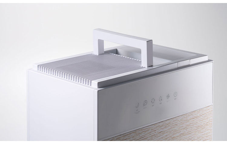 気化式 加湿器 7L 大容量 上部給水 リモコン付 グランリュクス GX-T2267 木目 抗菌 最大1500ml/h 静音 LEDディスプレイ 42畳適応 ハイブリッド式 スリーアップ THREEUP