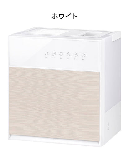 ハイブリッド式 加湿器 6L 大容量 上部給水 リモコン付 グランリュクス HB-T2268 木目 抗菌 最大500ml/h 6.0L 14畳適応 超音波 ヒーター スリーアップ THREEUP