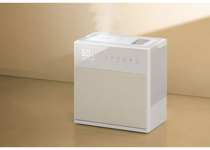 ハイブリッド式 加湿器 6L 大容量 上部給水 リモコン付 グランリュクス HB-T2268 木目 抗菌 最大500ml/h 6.0L 14畳適応 超音波 ヒーター スリーアップ THREEUP