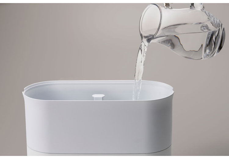 LED 偽炎 ハイブリッド加湿器 ルミナ 2.2L HB-T2272 炎 上部給水 加湿器 LEDライト アロマ対応可 抗菌 超音波 ヒーター ハイブリッド式 スリーアップ THREEUP