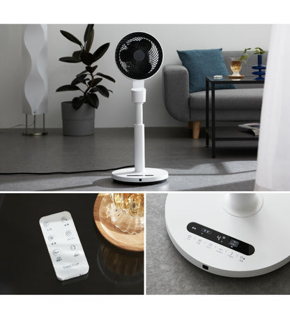 スリーアップ 衣類乾燥 伸縮自在 サーキュレーター ヒート クール ホワイト HC-T2016 衣類乾燥機能付 3Dデュアル 温風 暖房 送風 空気循環 室内干し 物干し 首振り