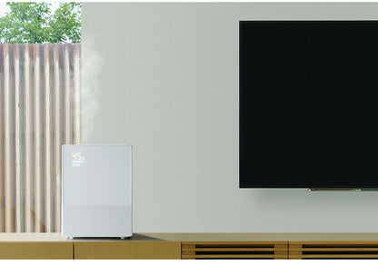 ハイブリッド加湿器 スクエアミスト 5.2L HFT-1725WH スリーアップ 超音波 スチーム ハイブリッド式 湿度コントロール機能付 リモコン付 オフタイマー 加湿器(代引不可)