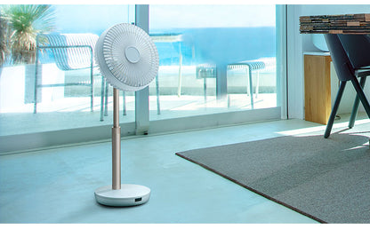 スリーアップ 充電式スマートデザインファン サーキュレーター 首振り リモコン 部屋干し 回転 扇風機 涼しい THREEUP LF-T2122