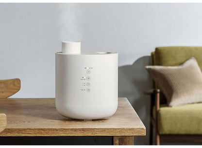 上部給水式 フタをしたまま スチーム加湿器 2.5L フォグチムニー ST-T2140 ホワイト スリーアップ 上部給水 スチーム式 加湿器 最大加湿量350ml オフタイマー(代引不可)