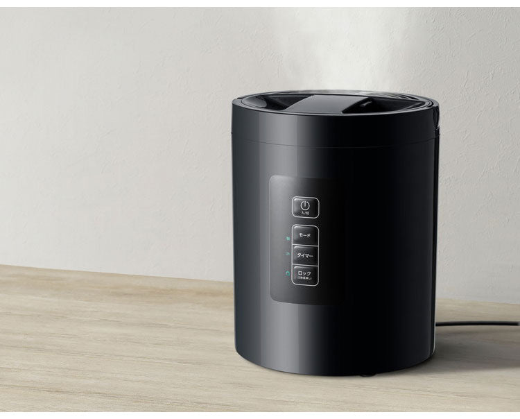 スチーム加湿器 スチームポット 2L ST-T2271 最大300ml/h 2段階加湿 マグネットプラグ 空焚き防止 スチーム式 2.0L スリーアップ THREEUP