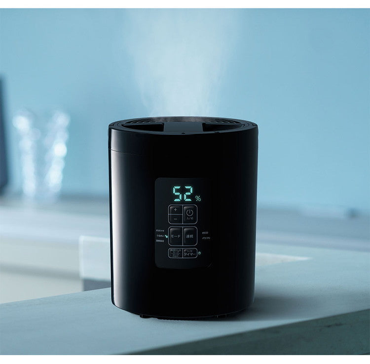 多機能スチーム加湿器 スチームポット 2L 最大11畳 ポット加湿器 スチーム式 タイマー 湿度設定 おしゃれ 大容量 ギフト プレゼント THREEUP