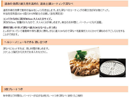 タイガー魔法瓶 電気グリル鍋 CQG-B300-T ブラウン