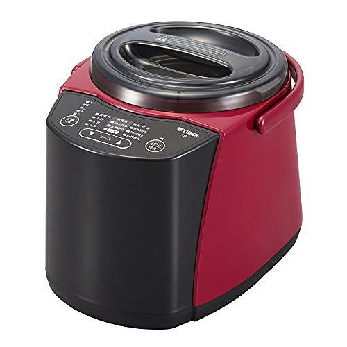 タイガー魔法瓶 家庭用 精米機 5合 RSF-A100 R レッド タイガー 自宅用 コンパクト 小型 無洗米機能つき お米
