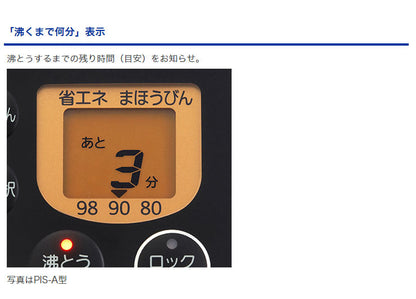 タイガー魔法瓶 蒸気レスVE電気まほうびん とく子さん 3.0L PIP-A300 R レッド