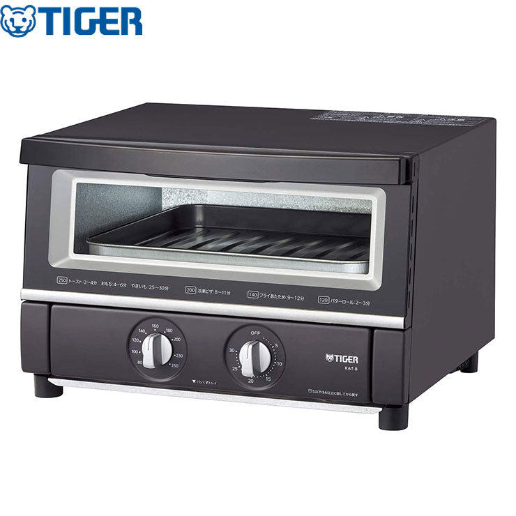 タイガー魔法瓶 オーブントースター やきたて KAT-B130KM W断熱ガラス トースター