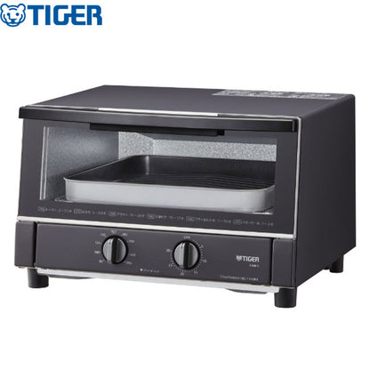 タイガー魔法瓶 オーブントースター やきたて KAM-S130KM マットブラック トースター 小型 コンパクト 1300W