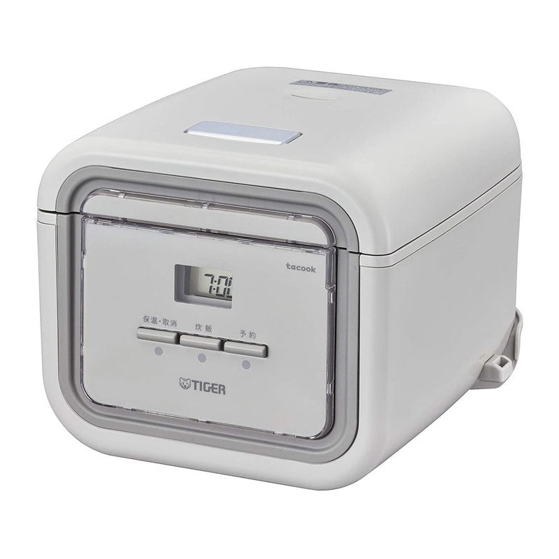 タイガー魔法瓶 マイコン炊飯ジャー 3合炊きJAJ-G550HA アッシュグレー 炊きたて tacook タクック 炊飯器 コンパクト 一人暮らし