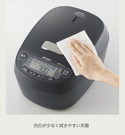 タイガー 炊飯器 5.5合 圧力IHジャー炊飯器 炊飯ジャー 炊きたて コンパクト 一人暮らし 新生活 キッチン家電 JPV-S100 オフブラック オフホワイト 圧力 ごはん 炊飯 お米 IH TIGER