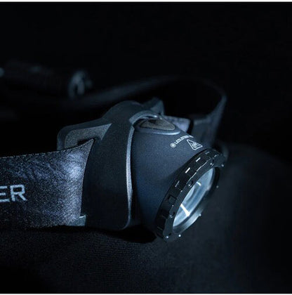 LEDヘッドライト レッドレンザー H8R 充電式 25周年モデル 釣り アウトドア 登山 防災 作業灯 懐中電灯 災害対策 ヘッドランプ アウトドアライト LED