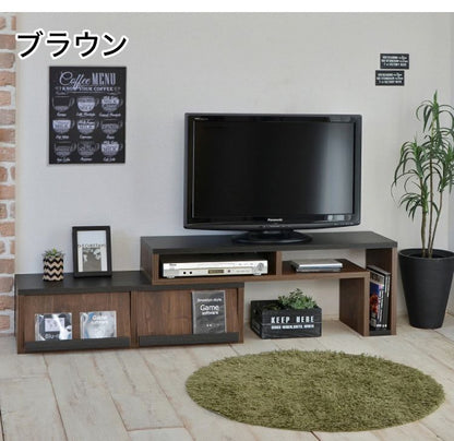 日本製 伸縮性 テレビ台 カリーナ テレビ台 テレビボード TV台 TVボード 伸縮テレビ台 木製 ローボード 伸縮 フラップ扉 32インチ AVボード 伸縮式テレビ台 テレビラック フラップ扉 国産(代引不可)
