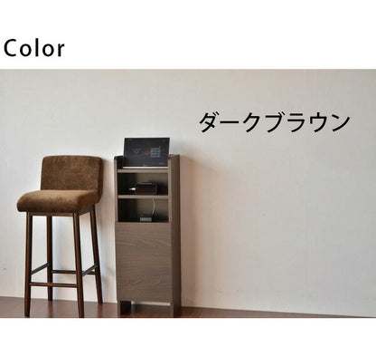 日本製 ルガール30 ルーター収納 wifi収納 すきま収納 スマートフォン 幅32.4 隙間収納 電話台 おしゃれ スリム 北欧 ヴィンテージ 国産(代引不可)