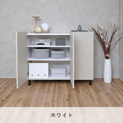 北欧 扉付き キャビネット 幅約105cm 収納棚 日本製 おしゃれ スリム リビング収納 リビング 扉 扉付き ルーター収納 棚 収納 収納家具 幅約105cm DIY 木製(代引不可)
