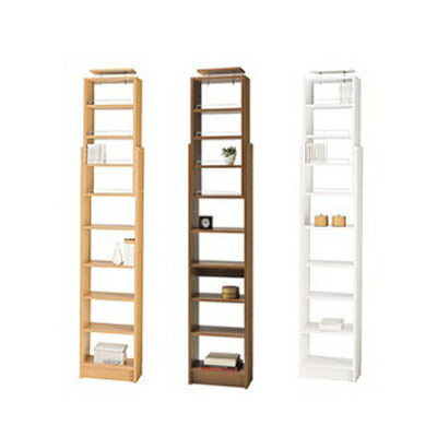 本棚 幅45 つっぱり シェルフ ラック オープン コミック ブック 可動棚 壁面 収納 【プローバ】 天井つっぱり式PR2-450(代引不可)