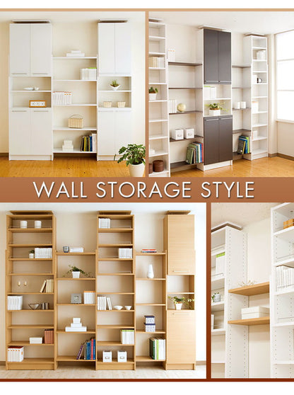 本棚 幅45 つっぱり シェルフ ラック オープン コミック ブック 可動棚 壁面 収納 【プローバ】 天井つっぱり式PR2-450(代引不可)