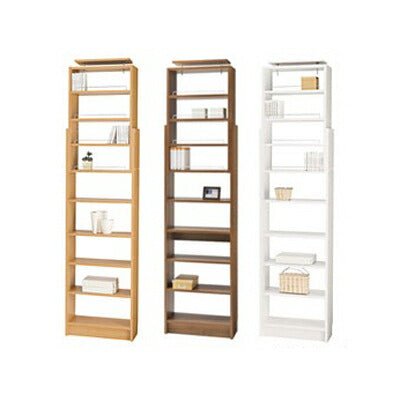 本棚 幅60 つっぱり シェルフ ラック オープン コミック ブック 可動棚 壁面 収納 【プローバ】 天井つっぱり式PR2-600(代引不可)