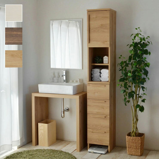 たっぷり収納 ランドリーラック 幅30cm 日本製 サニタリー 洗面所 ヘルスメーター収納 sa1830th オープンラック ランドリー(代引不可)