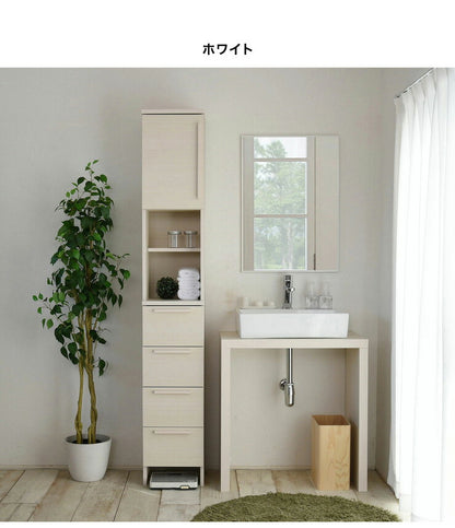 たっぷり収納 ランドリーラック 幅30cm 日本製 サニタリー 洗面所 ヘルスメーター収納 sa1830th オープンラック ランドリー(代引不可)