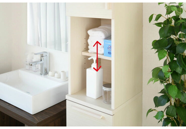 たっぷり収納 ランドリーラック 幅30cm 日本製 サニタリー 洗面所 ヘルスメーター収納 sa1830th オープンラック ランドリー(代引不可)