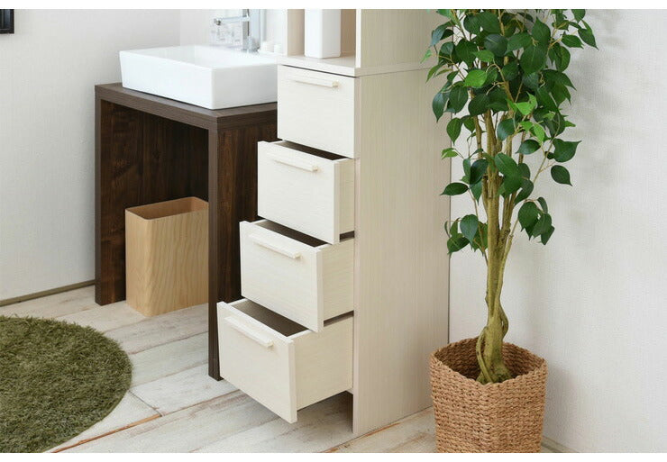 たっぷり収納 ランドリーラック 幅30cm 日本製 サニタリー 洗面所 ヘルスメーター収納 sa1830th オープンラック ランドリー(代引不可)