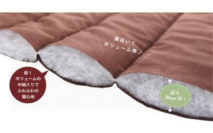 マットレスカバー 中綿入りでふわふわ パッド一体型マットレスカバー セミシングル ボックスシーツ BOXシーツ 脚付きマットレス