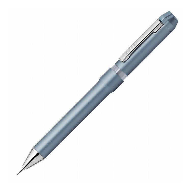 【5%OFF】シャーボNu 0.7 ブルーグレー SB35-BGR ゼブラ 回転式 多機能ペン 2色ボールペン シャープペン 書きやすい