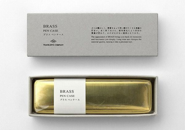 【5%OFF】TRC ブラス ペンケース 無垢 41779006 デザインフィル ゴールド 高級 おしゃれ