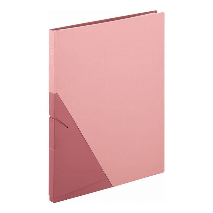 ジリッツCF サイドイン ヒン 8837W ピンク クリアファイル 書類 見やすい ポケットストッパー付き キングジム