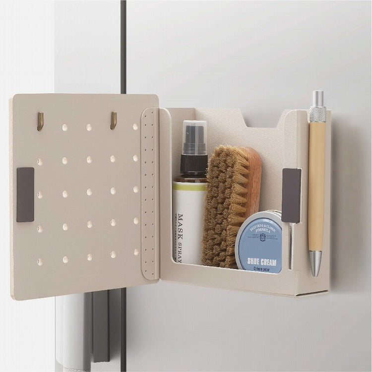 ハルペギー シロ PGH150 白 壁面収納 マグネット式 工具不要 便利 キングジム