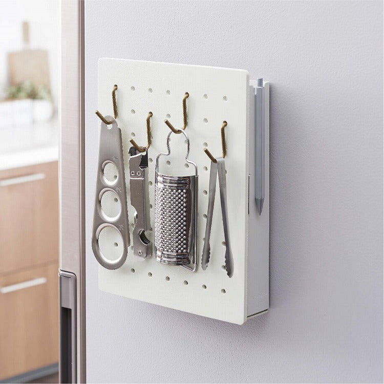 ハルペギー シロ PGH200 白 壁面収納 マグネット式 工具不要 便利 キングジム