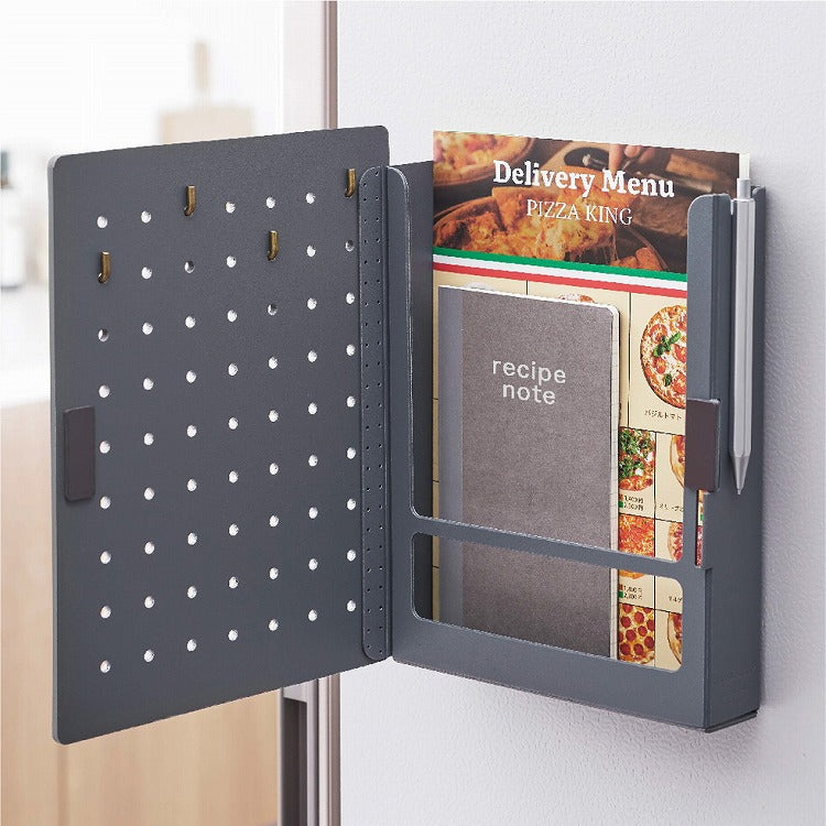 ハルペギー クレ PGH200 グレー 壁面収納 マグネット式 工具不要 便利 キングジム