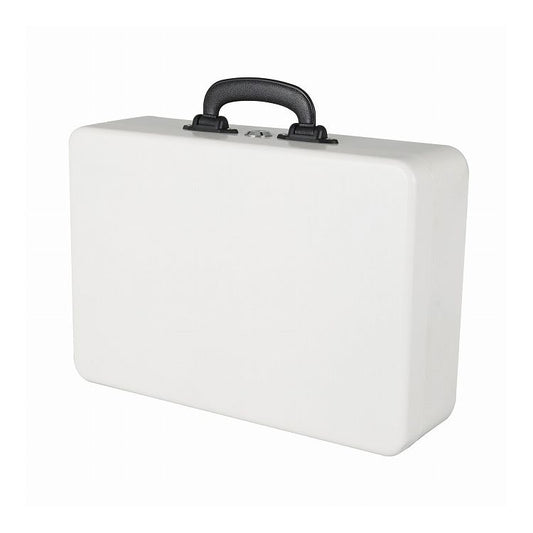 そとレジ MR-2700 手提げ金庫 キャッシュボックス トランク型 簡易レジ 持ち歩き 貴重品 セキュリティ A4サイズ対応 ワイヤー付き カール事務器