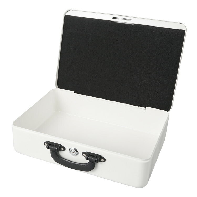 そとレジ MR-2700 手提げ金庫 キャッシュボックス トランク型 簡易レジ 持ち歩き 貴重品 セキュリティ A4サイズ対応 ワイヤー付き カール事務器