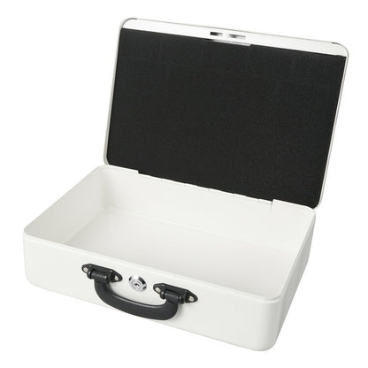 そとレジ MR-2700 手提げ金庫 キャッシュボックス トランク型 簡易レジ 持ち歩き 貴重品 セキュリティ A4サイズ対応 ワイヤー付き カール事務器