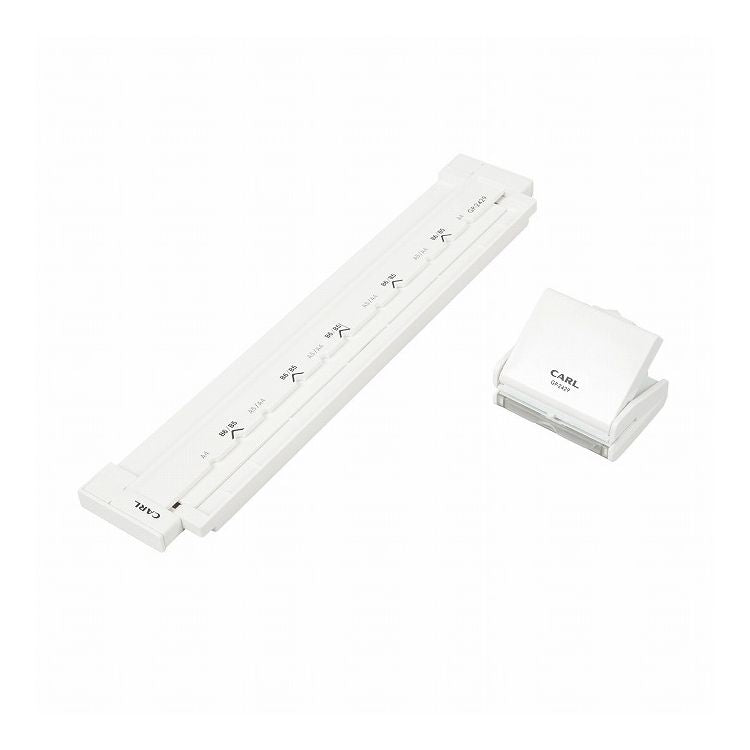 穴あけパンチ あなあけパンチ ゲージパンチ GP-2429 ルーズリーフ 穴あけ 5枚 B5 A5対応 ホワイト カール事務器