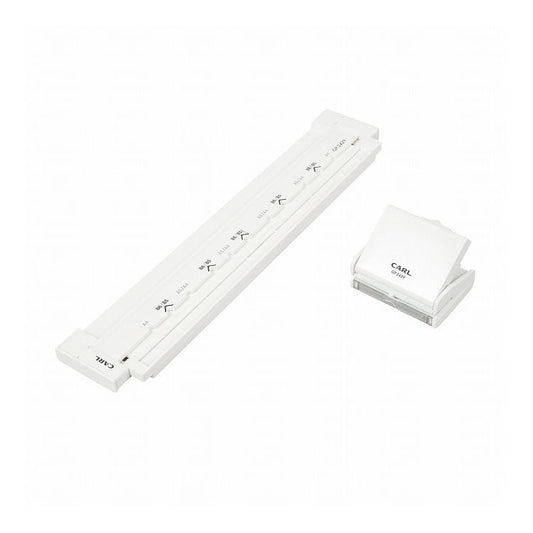 穴あけパンチ あなあけパンチ ゲージパンチ GP-2429 ルーズリーフ 穴あけ 5枚 B5 A5対応 ホワイト カール事務器