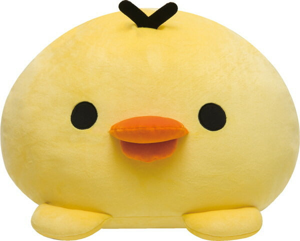 キイロイトリ ぬいぐるみ スーパーもーちもち大福クッション かわいい ぬいぐるみ クッション スーパーもーちもちシリーズ リラックマ キャラクターグッズ 雑貨 癒し ギフト プレゼント MX09501 サンエックス