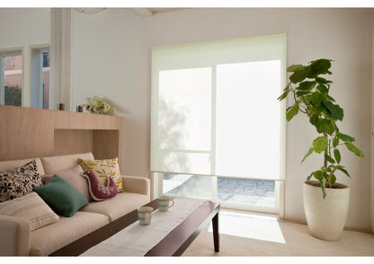 立川機工 無地 防炎 ロールスクリーン 幅170cm 高さ220cm ティオリオ 日本製 タチカワブラインド おしゃれ 北欧 間仕切り 天井付け 正面付け プルコード式(代引不可)